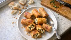 Rotolini vegan croccanti con ceci al forno: uno snack sfizioso facile da rifare